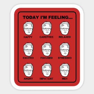 Dwight Mood Sticker